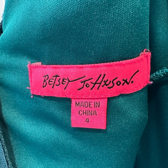 Betsy Johnson Emerald Green Lace Cocktail Dress - Picture 8 of 8